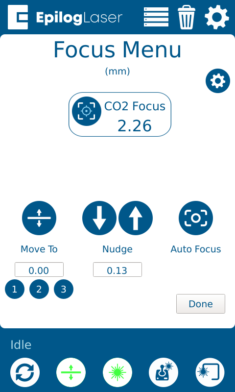 Manual Focus UI.
