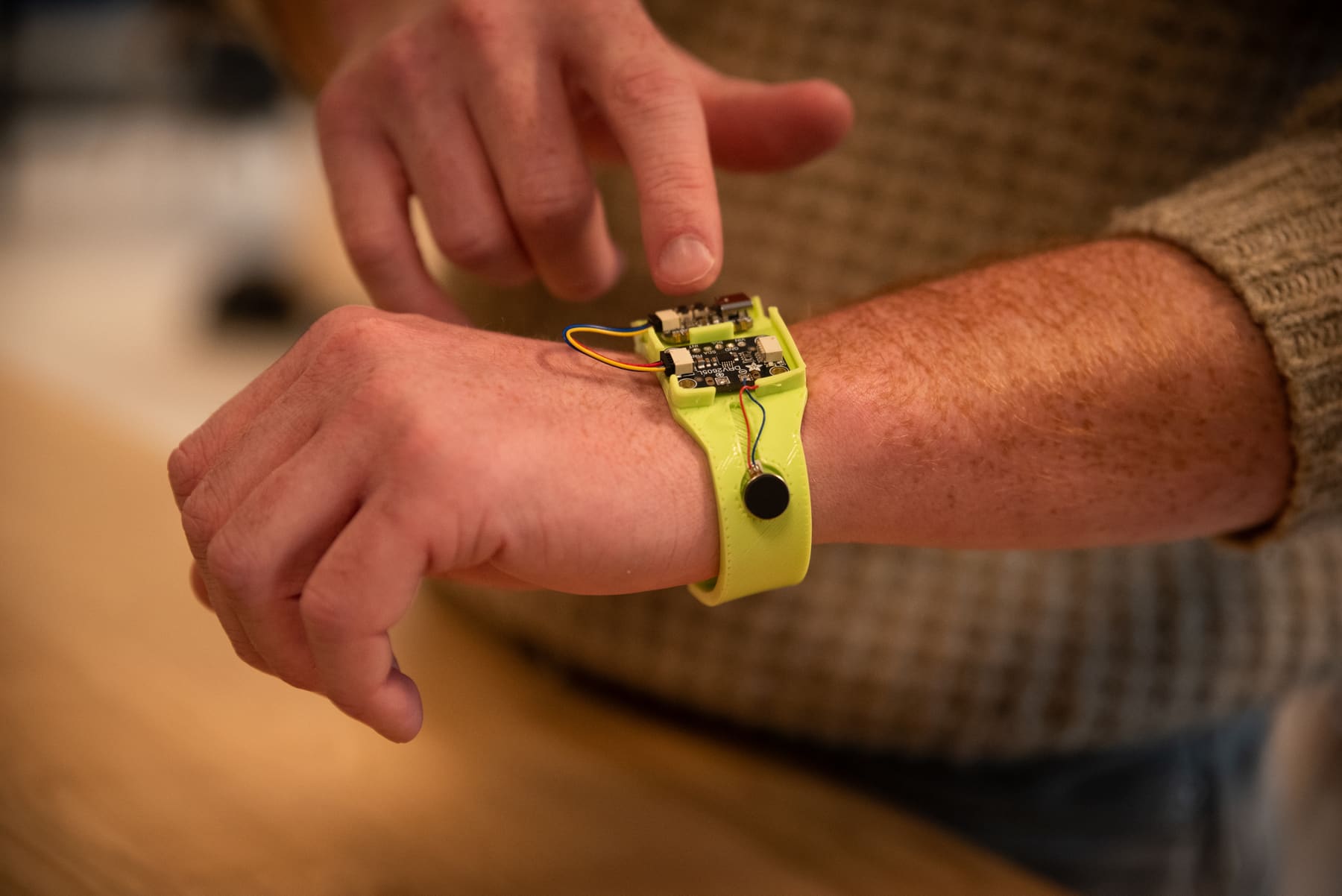 haptic feedback bracelet for remembering to take adhd medicine